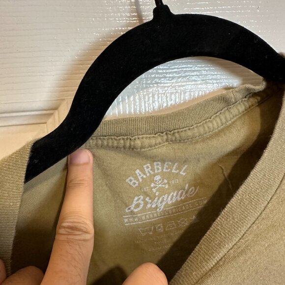 Barbell Brigade - No Limits Tee Lt. Olive Medium - Picture 4 of 4